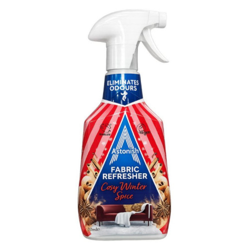 Освіжувач для тканин Astonish Fabric Refresher Cosy Winter Spice 750 мл